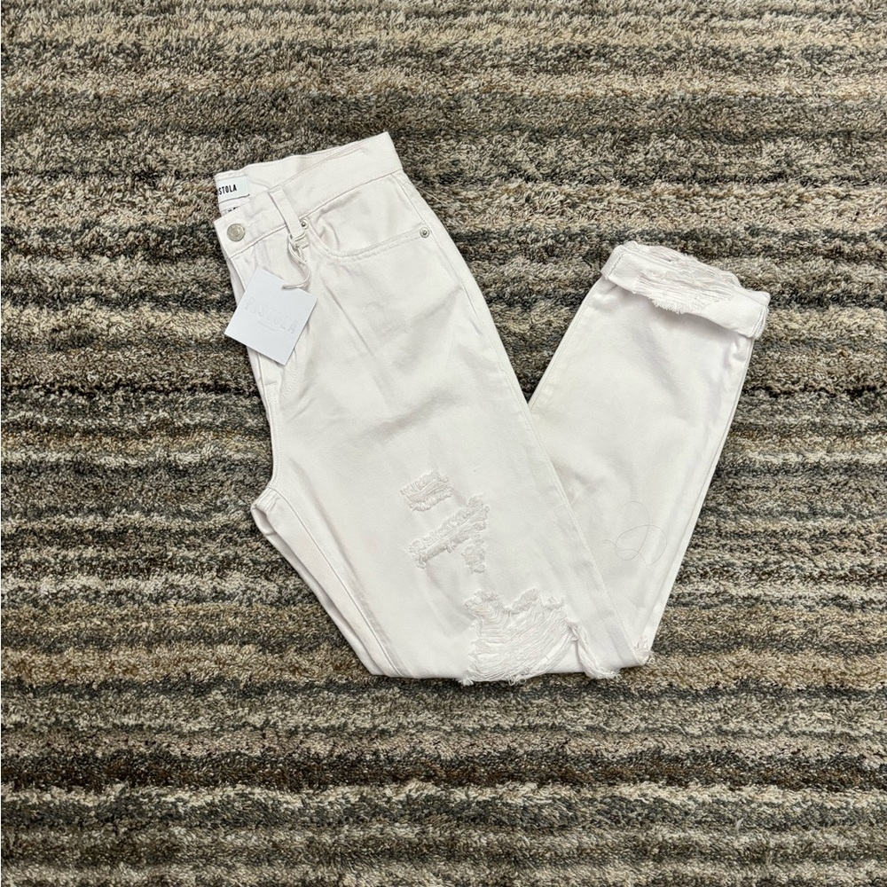 Pistola High Rise Jeans Sz 26 NWT | Pistola Presley High Rise Relaxed Roller NWT - Picture 5 of 14